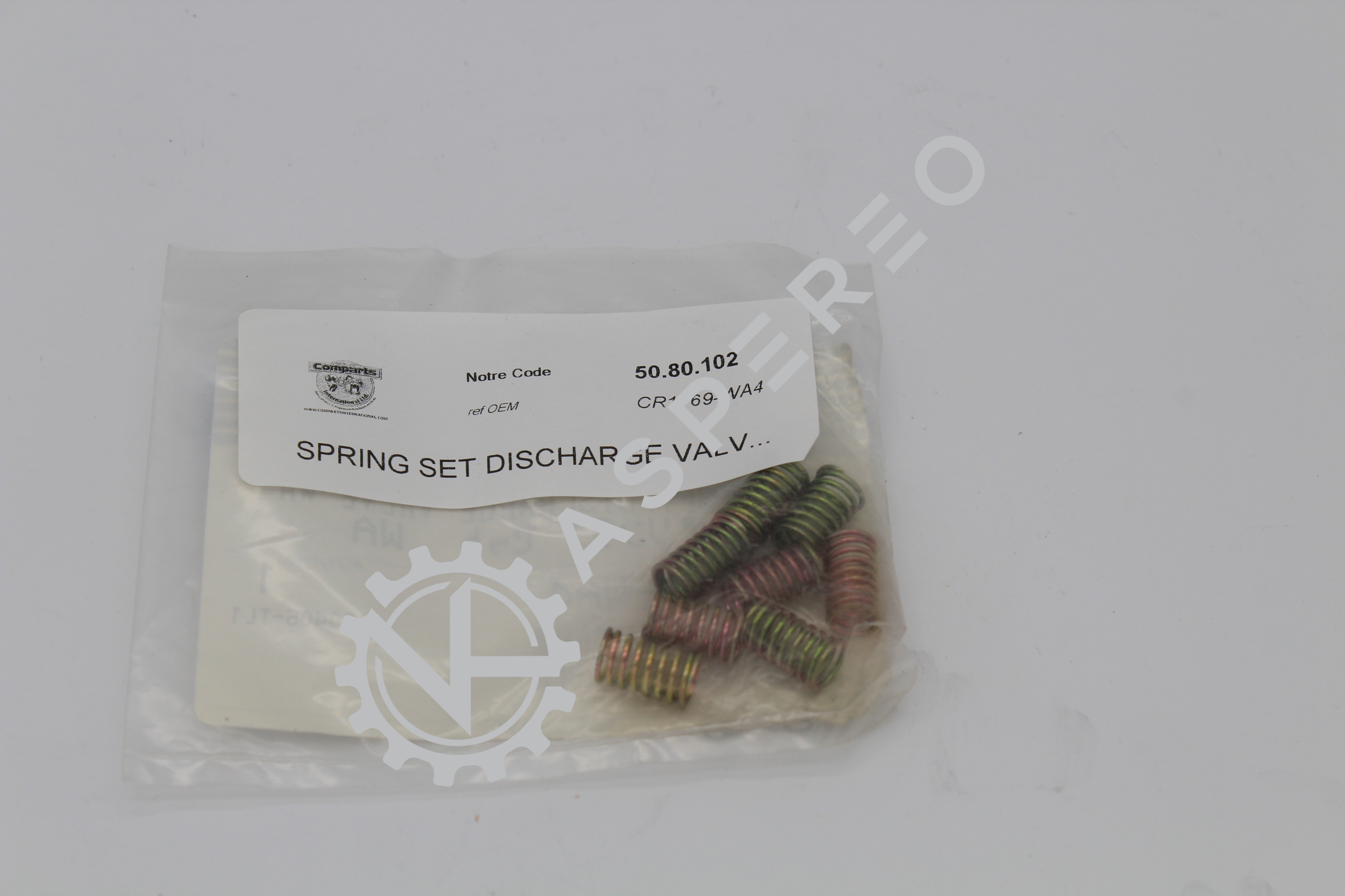 SPRING SET DISCHARGE VALVE WA | McQUAY - CR1169-WA4 | Kaspereo - High ...